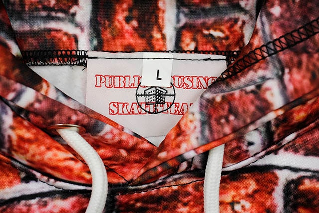 PUBLIC HOUSING SKATE TEAM BRICK HOODIE (MULTI) | Brand,M-R,PUBLIC