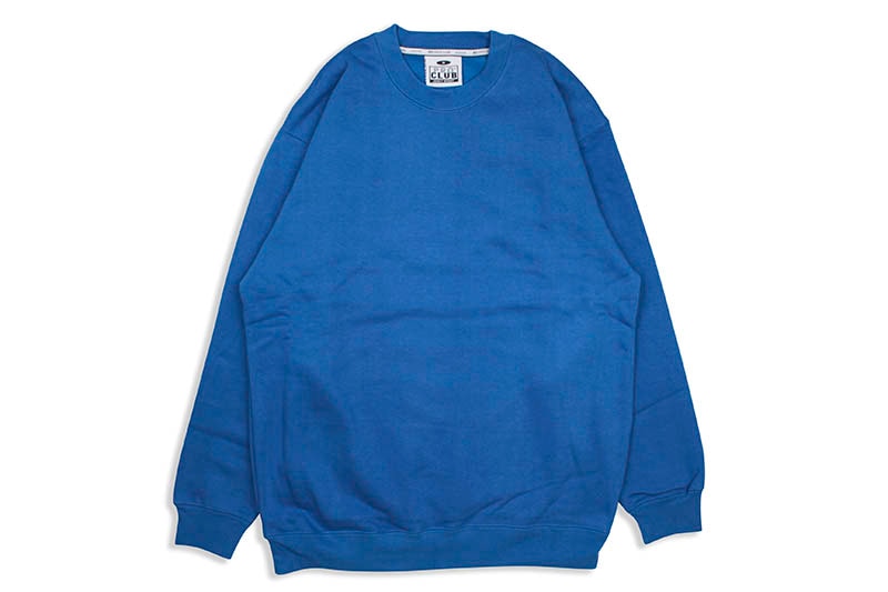 PRO CLUB HEAVYWEIGHT CREWNECK FLEECE SWEATSHIRT (ROYAL BLUE)
