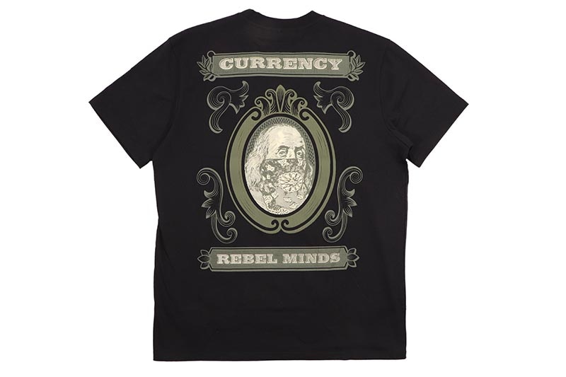 REBEL MINDS BENJAMIN BANDIT TEE (151-114:BLACK)