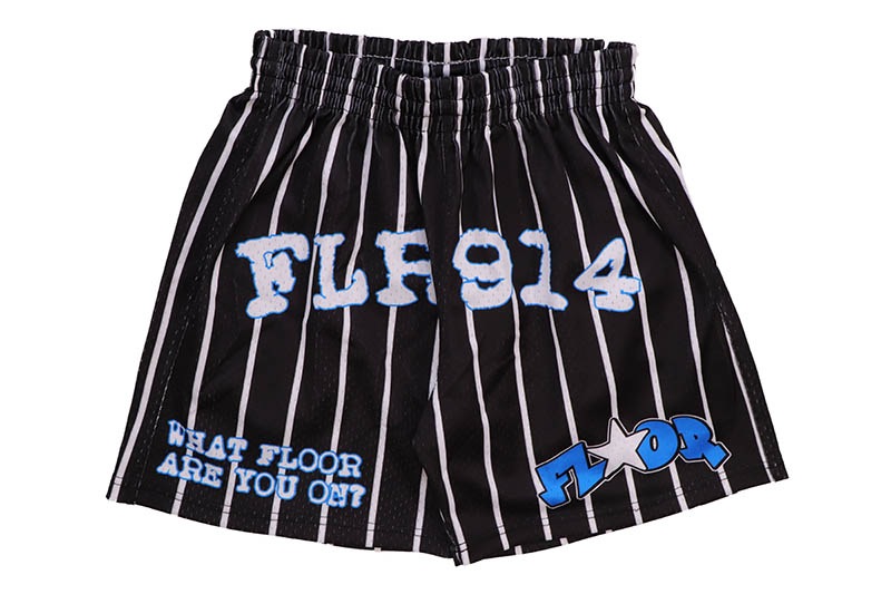 FLOOR 914 MAGIC 2000s PINSTRIPE SHORTS