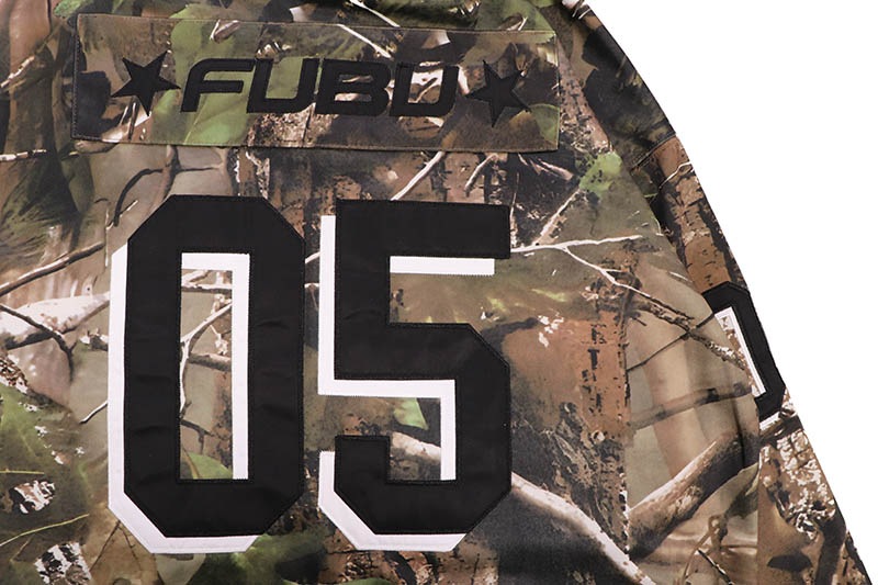 FUBU REAL TREE HOCKEY SHIRTS (FAM-52711:BROWN)