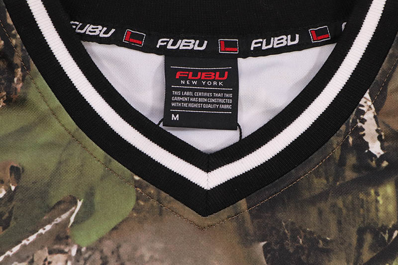 FUBU REAL TREE HOCKEY SHIRTS (FAM-52711:BROWN)