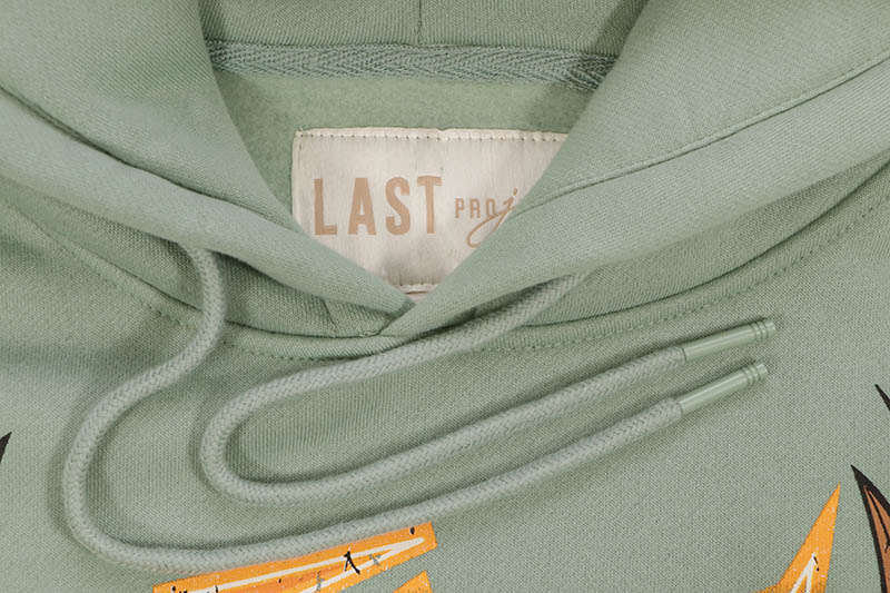 LAST PROJECT LONG LIVE FLEECE PULLOVER HOODIE (LPH265:SMOKE GREEN)