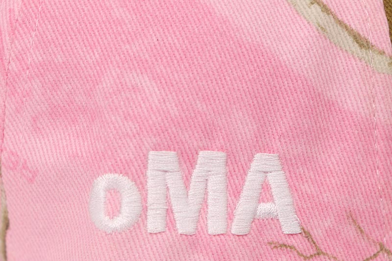 oMA STUDIOS NY NY CURVED BRIM HAT (PINK CAMO) | Brand,M-R,oMA
