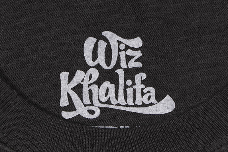 WIZ KHALIFA LEAF GRAPHIC T-SHIRT (BLACK)