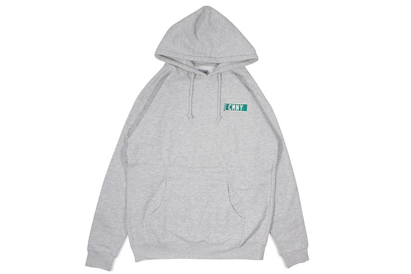 CLASSIC MATERIAL NY ROTTEN APPLE HOODIE (GREY HEATHER)