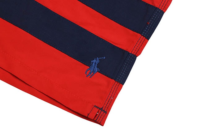 POLO RALPH LAUREN 8 1/2-INCH COLOR-BLOCKED KAILUA SWIM TRUNK