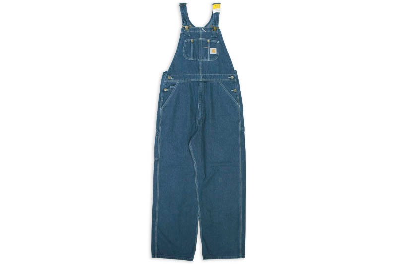 Carhartt WASHED DENIM BIB OVERALL(R07-DST:DARKSTONE)