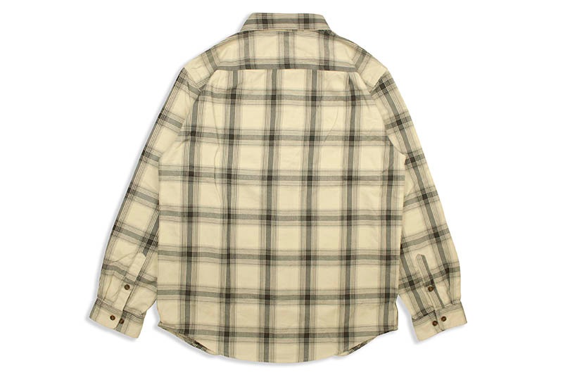 Carhartt ORIGINAL FIT FLANNEL L/S PLAID SHIRT (104451/121:OYSTER WHITE)
