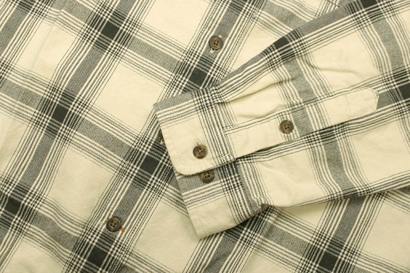 Carhartt ORIGINAL FIT FLANNEL L/S PLAID SHIRT (104451/121:OYSTER WHITE)