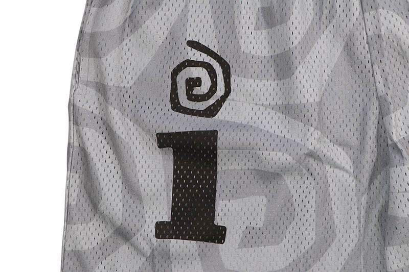 ERIC EMANUEL X INTERSCOPE RECORDS EE BASIC SHORTS (GREY