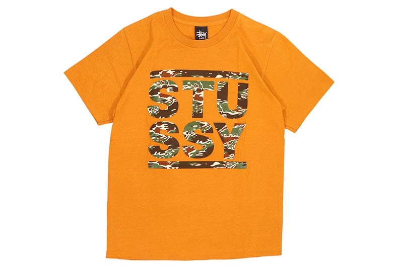 STUSSY CAMO TEE (ORANGE) 1903381