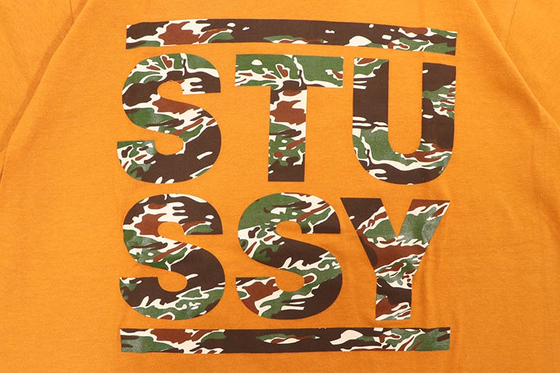 STUSSY CAMO TEE (ORANGE) 1903381