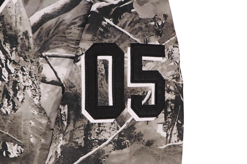 FUBU REAL TREE HOCKEY SHIRTS (FAM-52711:GRAY)