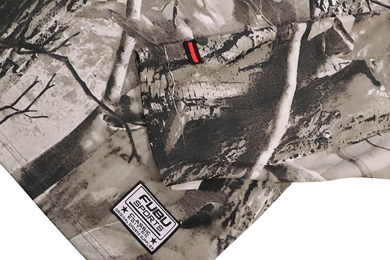 FUBU REAL TREE HOCKEY SHIRTS (FAM-52711:GRAY)