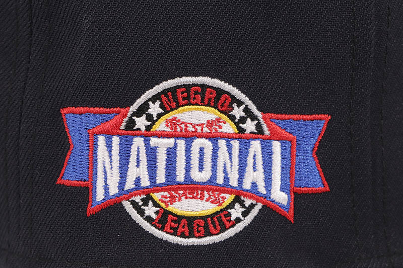 NEW ERA NEW YORK BLACK YANKEES 59FIFTY FITTED CAP (NATIONAL NEGRO LEAGUE SIDE PATCH/KELLY UNDER VISOR/NAVY) 70947809