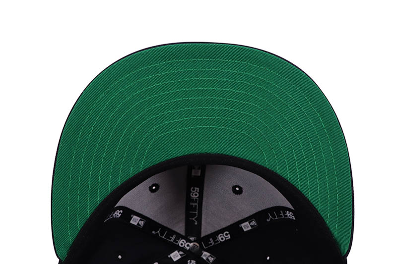 NEW ERA NEW YORK BLACK YANKEES 59FIFTY FITTED CAP (NATIONAL NEGRO LEAGUE SIDE PATCH/KELLY UNDER VISOR/NAVY) 70947809