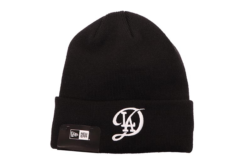 NEW ERA LOS ANGELES DODGERS CITY CONNECT LOGO BASIC CUFF KNIT (BLACK) 14670104