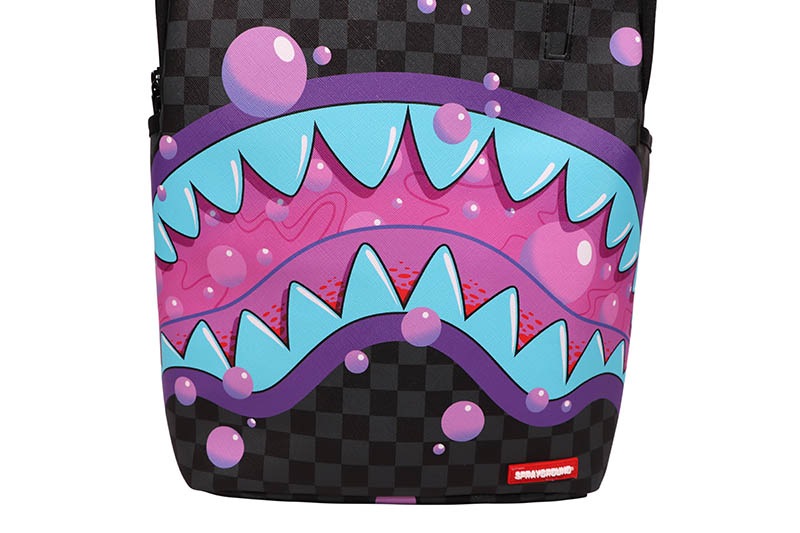 SPRAYGROUND PURPLE SLIME SHARK BACKPACK B8952