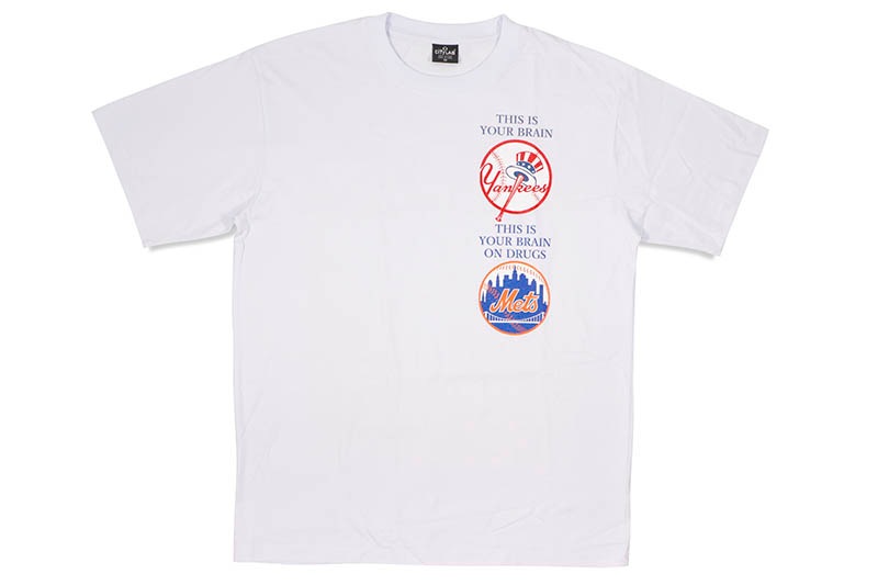 2000 WORLD SERIES YANKEES METS TEE （WHITE） | Category,TOPS,S/S T