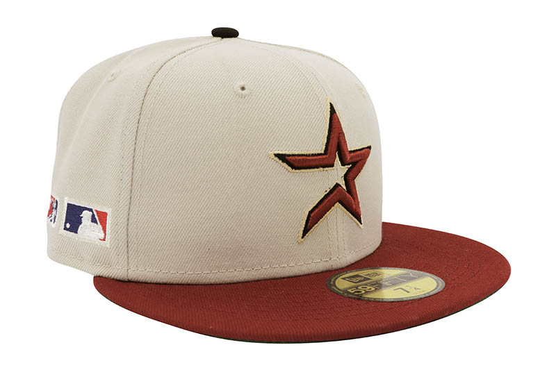 NEW ERA HOUSTON ASTROS 59FIFTY FITTED CAP (MLB FARM TEAM CUSTOM PATCH/CORPUS CHRISTI HOOKS/KELLY