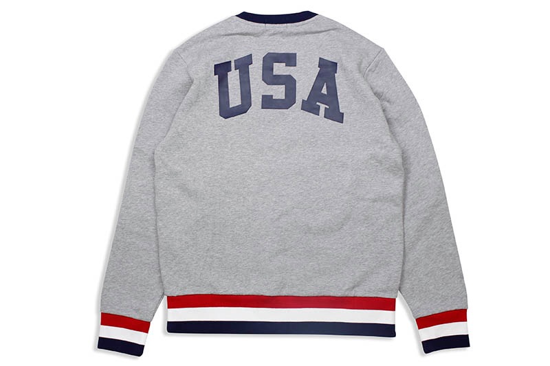 POLO RALPH LAUREN THE USA SWEATSHIRT (710800311001:GREY HEATHER)