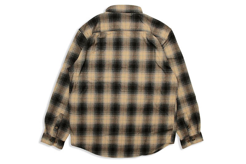 Carhartt ORIGINAL FIT FLANNEL L/S PLAID SHIRT (104451/N04:BLACK)