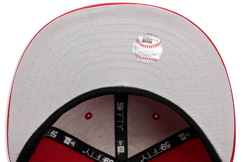 NEW ERA DETROIT TIGERS BASIC 59FIFTY FITTED CAP (RED/WHITE)