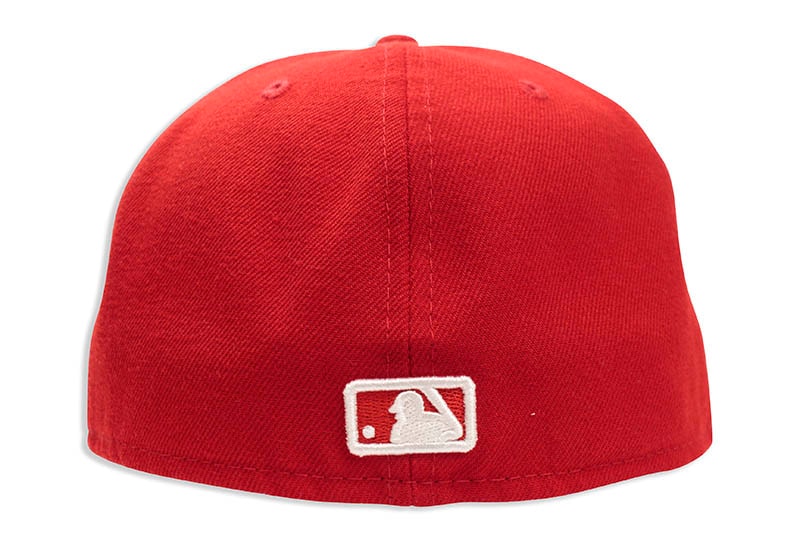 NEW ERA DETROIT TIGERS BASIC 59FIFTY FITTED CAP (RED/WHITE)