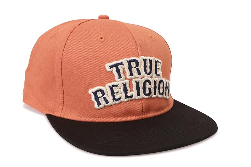 TRUE RELIGION CROSS STITCH WESTERN CAP (TR2945:CARAMEL CAFE/BLACK)
