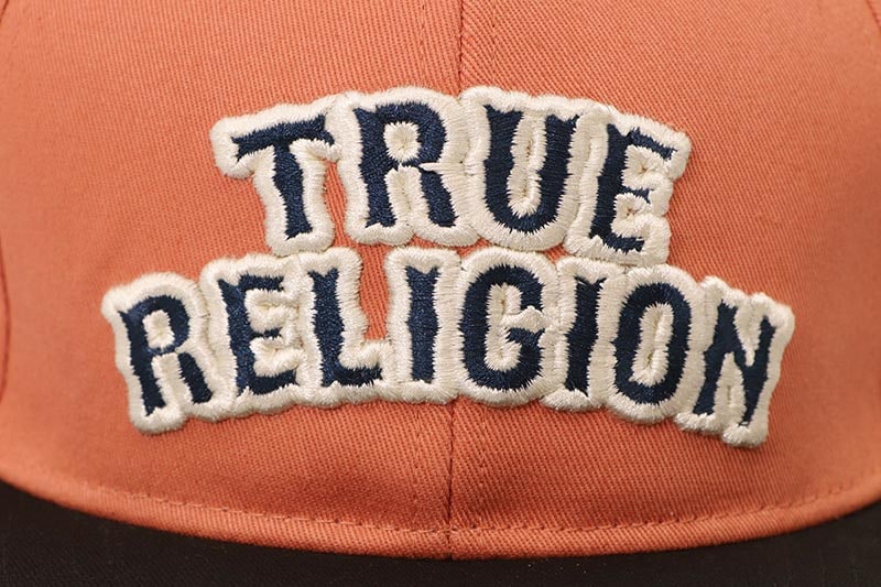 TRUE RELIGION CROSS STITCH WESTERN CAP (TR2945:CARAMEL CAFE/BLACK)
