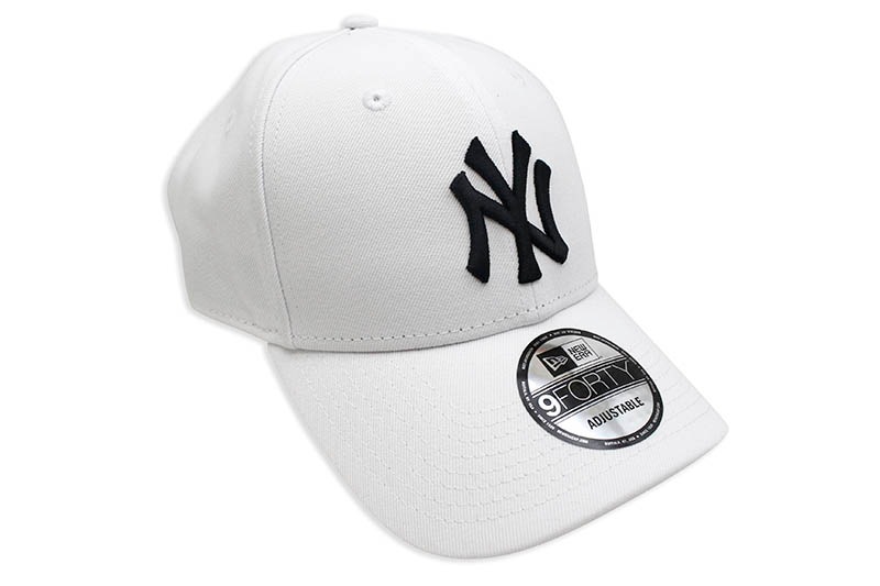 NEW ERA NEW YORK YANKEES 9FORTY 9FORTY ADJUSTABLE CAP (WHITE/BLACK) 13562119 14525008