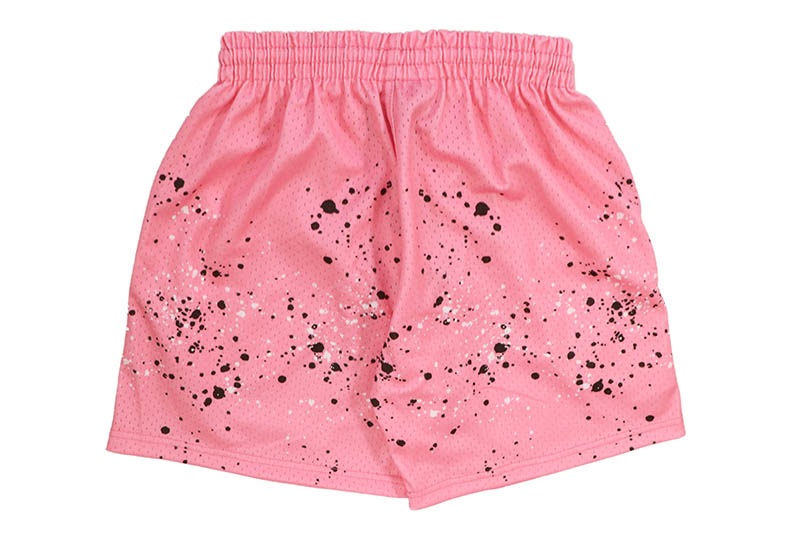 FLOOR 914 POWDER PINK SPLATTER SHORTS | Brand,A-F,FLOOR 914