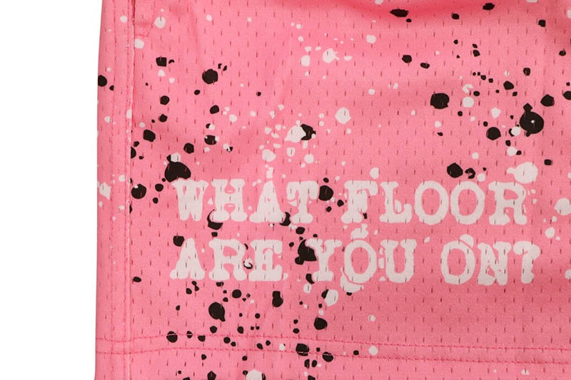 FLOOR 914 POWDER PINK SPLATTER SHORTS | Brand,A-F,FLOOR 914