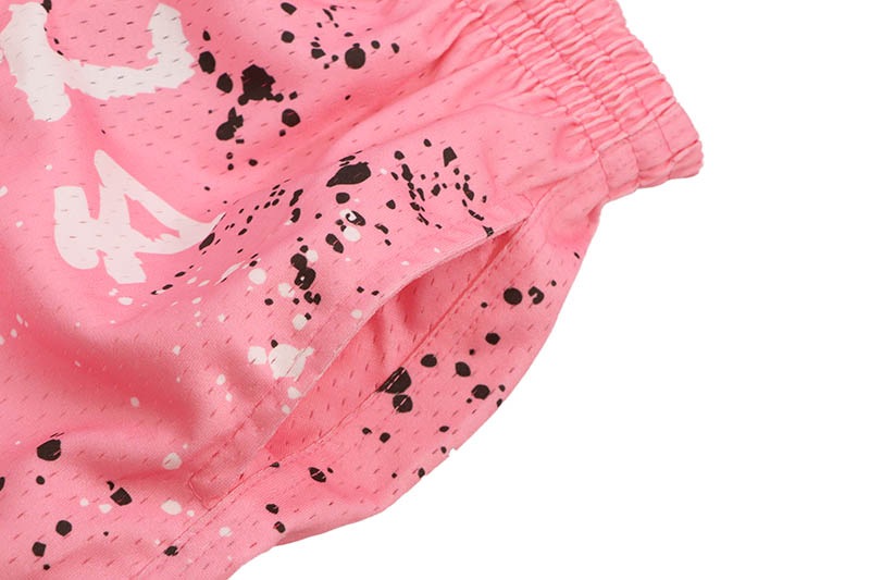 FLOOR 914 POWDER PINK SPLATTER SHORTS | Brand,A-F,FLOOR 914