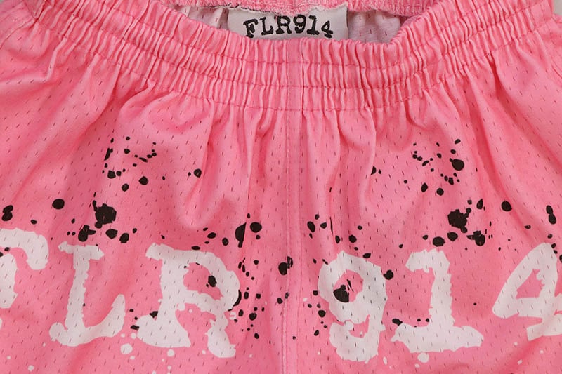 FLOOR 914 POWDER PINK SPLATTER SHORTS | Brand,A-F,FLOOR 914