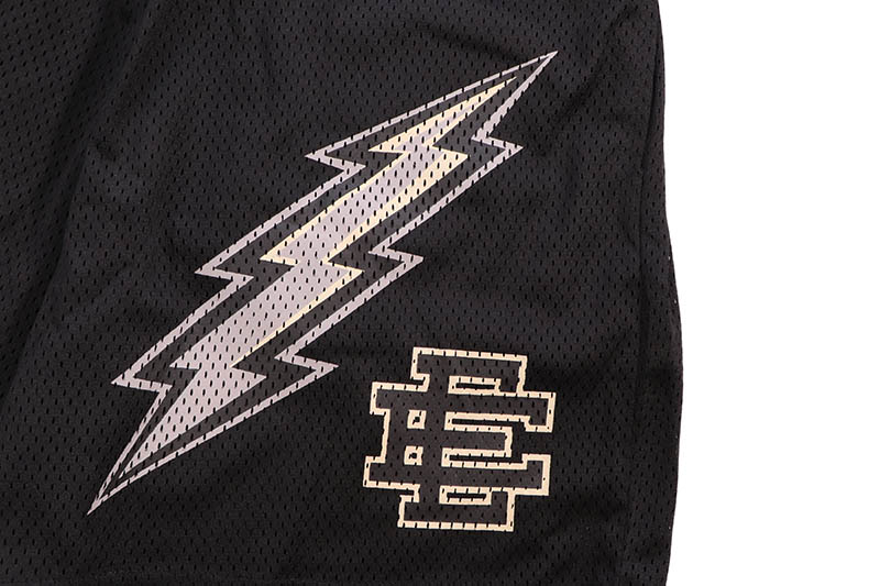 ERIC EMANUEL EE BASIC LIGHTNING BOLT BLACK SHORTS | Brand,A-F,ERIC