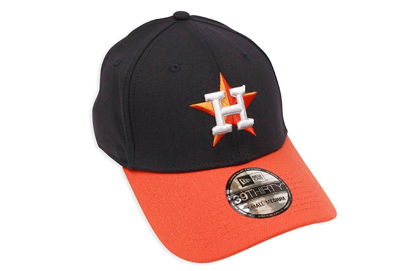 NEW ERA HOUSTON ASTROS TEAM CLASSIC 39THIRTY STRETCH FIT CAP (NAVY/ORANGE)