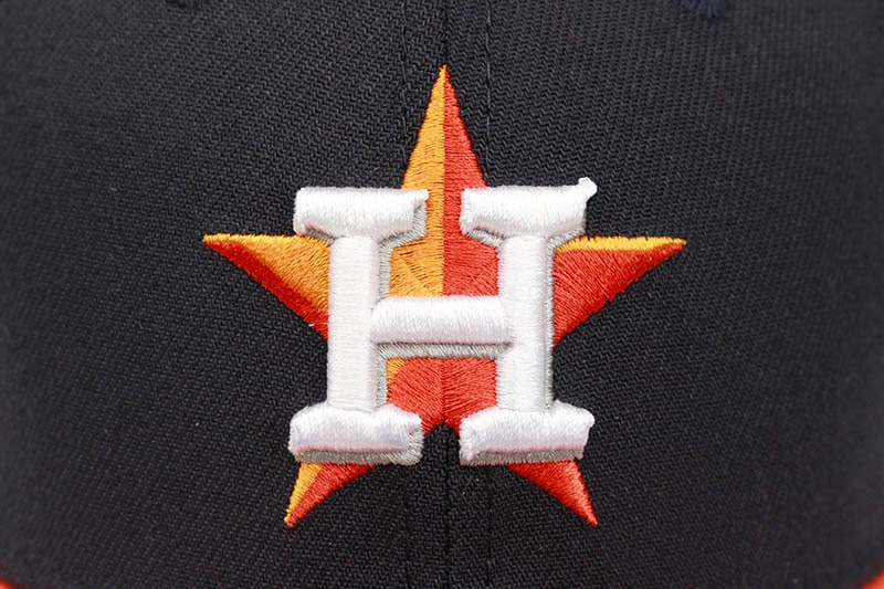 NEW ERA HOUSTON ASTROS TEAM CLASSIC 39THIRTY STRETCH FIT CAP (NAVY/ORANGE)