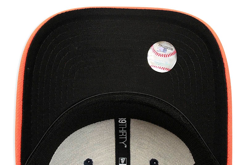 NEW ERA HOUSTON ASTROS TEAM CLASSIC 39THIRTY STRETCH FIT CAP (NAVY/ORANGE)