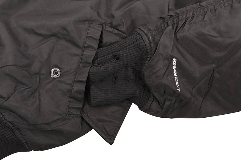 BRAVEST STUDIOS SOCCER BOMBER JACKET (BLACK)