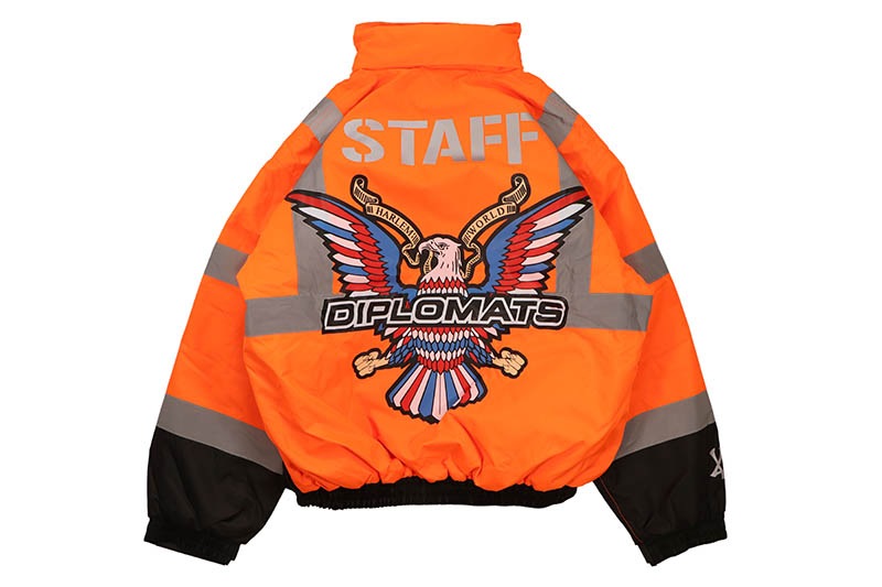 JOMO GLOBAL | THE DIPLOMATS HIGH VISIBILITY JACKET (ORANGE)