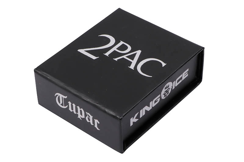 2PAC x KING ICE - SMOKE WEED EVERYDAY NECKLACE (NKX14374:WHITE