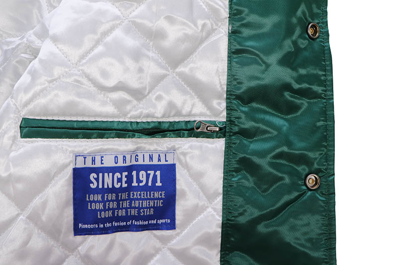 STARTER NEW YORK JETS VARSITY SATIN FULL-SNAP JACKET (LS200167-JET