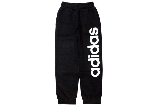 ADIDAS ESSENTIALS LINEAR SWEAT JOGGER PANTS(BLACK/WHITE)