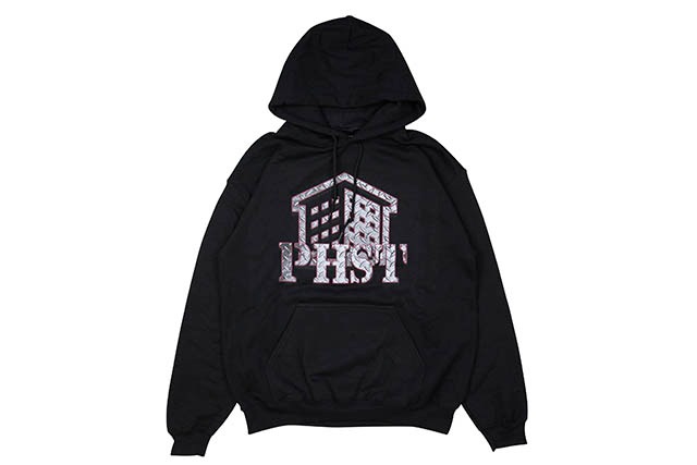 PUBLIC HOUSING SKATE TEAM METAL LOGO HOODIE (BLACK) | Brand,M-R