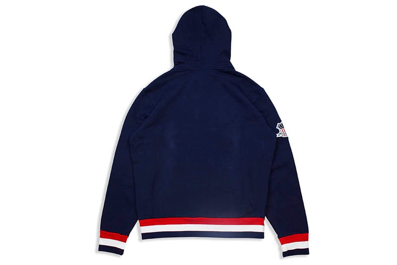 POLO RALPH LAUREN THE USA HOODIE (710800310001:CRUISE NAVY)