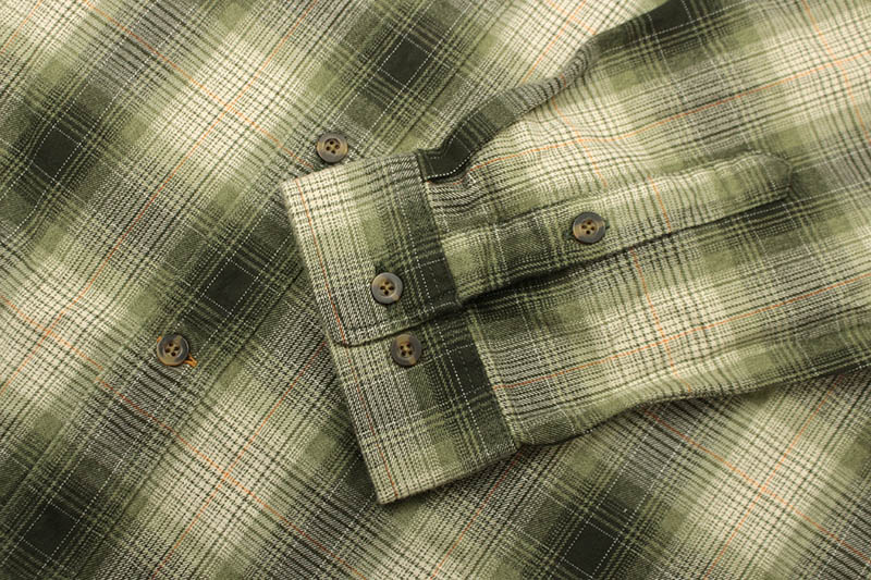 Carhartt ORIGINAL FIT FLANNEL L/S PLAID SHIRT (104451/307:OLIVE)