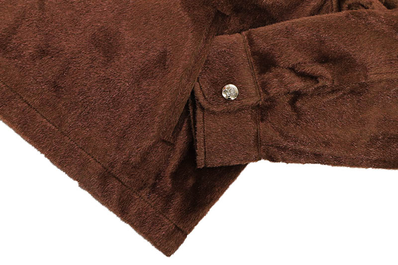 BRAVEST STUDIOS BEAR FUR JACKET (BROWN)