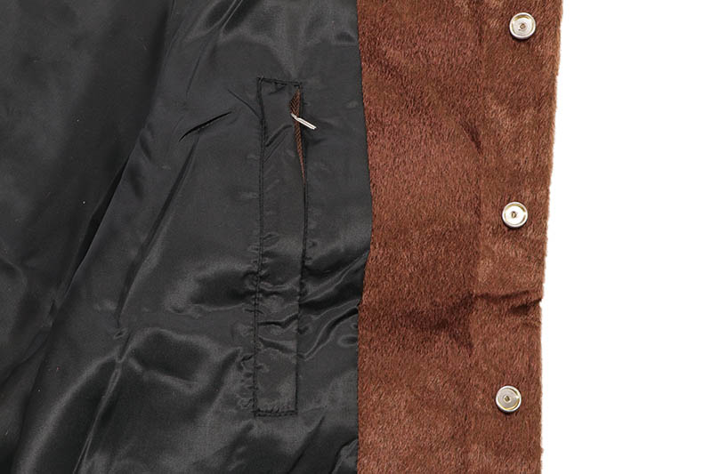 BRAVEST STUDIOS BEAR FUR JACKET (BROWN)